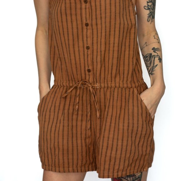 Old Navy • Small • Romper • Copper Brown - Picture 6 of 7